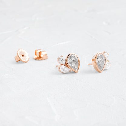 Solitaire- 1.0CT Oval Lab Grown Diamond Earrings