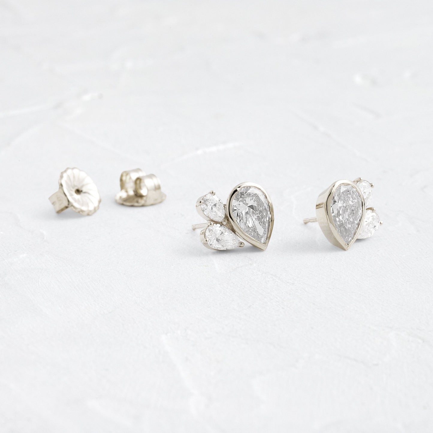Solitaire- 1.0CT Oval Lab Grown Diamond Earrings