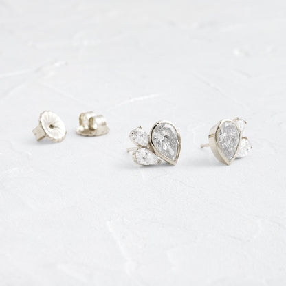 Solitaire- 1.0CT Oval Lab Grown Diamond Earrings