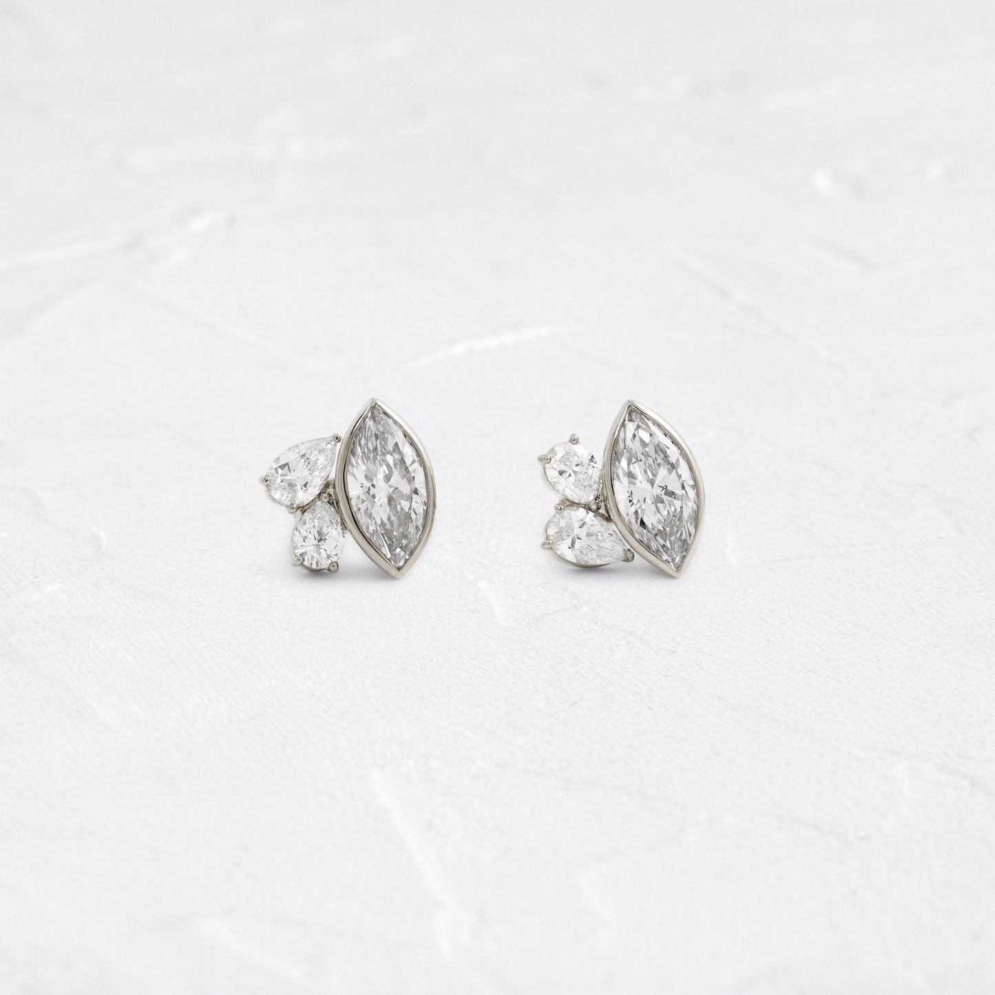 Solitaire- 1.0CT Oval Lab Grown Diamond Earrings