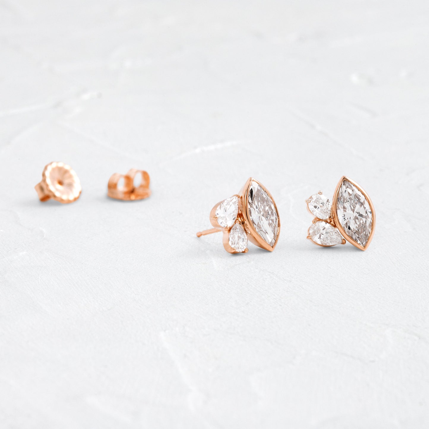 Solitaire- 1.0CT Oval Lab Grown Diamond Earrings