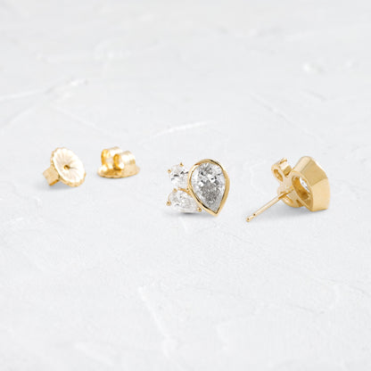 Solitaire- 1.0CT Oval Lab Grown Diamond Earrings