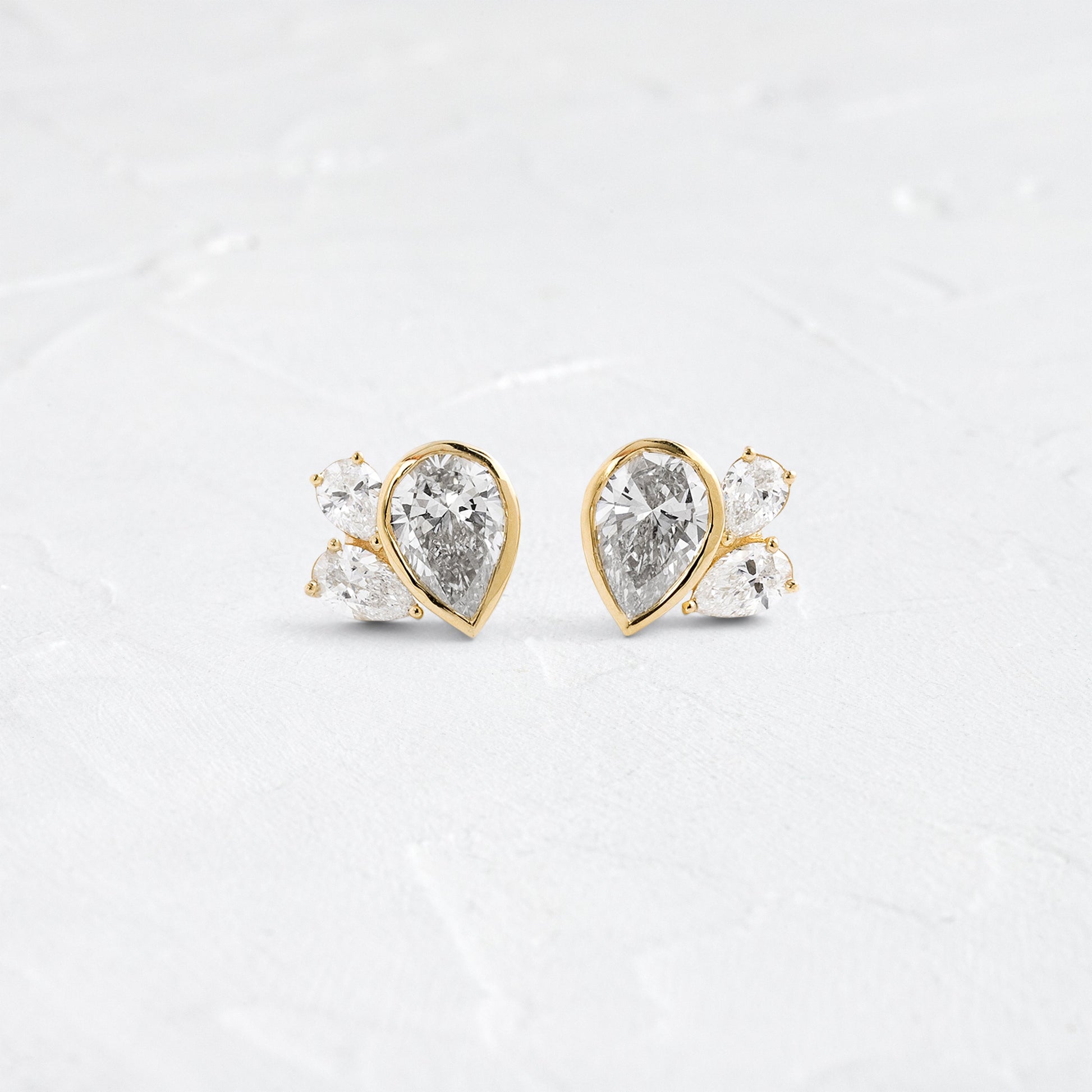 Solitaire- 1.0CT Oval Lab Grown Diamond Earrings