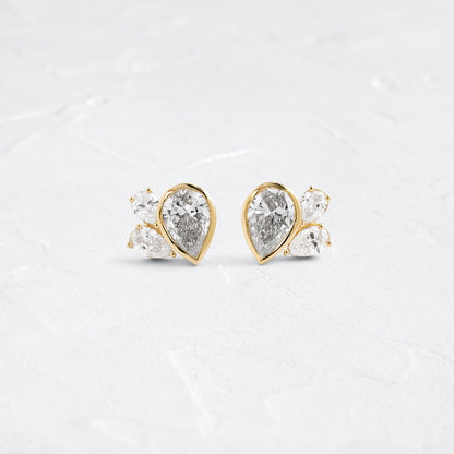Solitaire- 1.0CT Oval Lab Grown Diamond Earrings