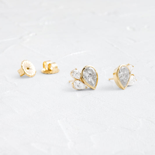 Solitaire- 1.0CT Oval Lab Grown Diamond Earrings