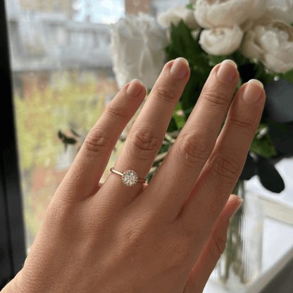 Solitaire-Oval Lab Grown Diamond Engagement Ring