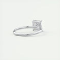 Load image into Gallery viewer, Radiant 2.0 CT Princess Cut Lab Grown Diamond Solitaire Ring
