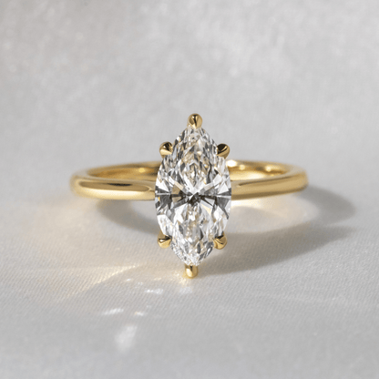 Solitaire-Oval Lab Grown Diamond Engagement Ring