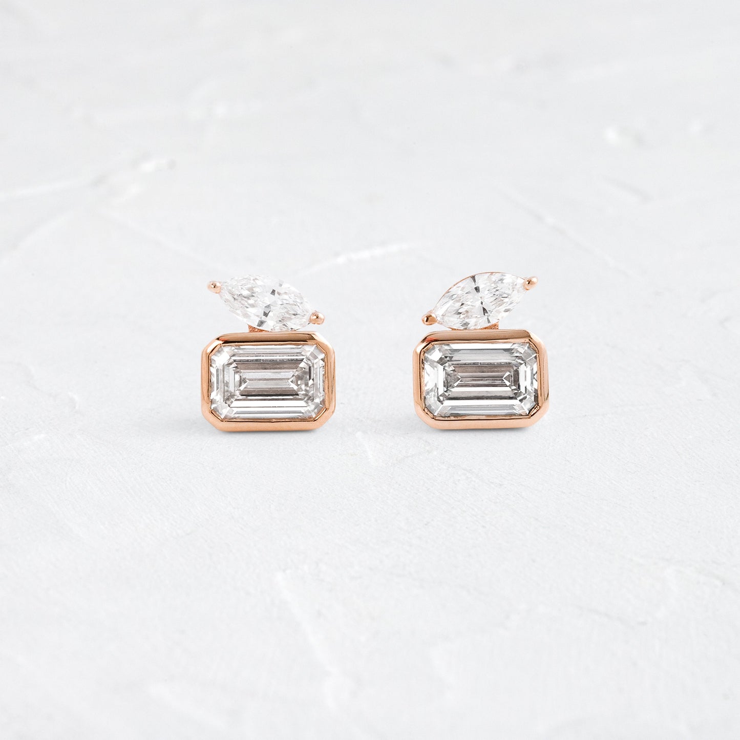 Solitaire- 1.0CT Oval Lab Grown Diamond Earrings