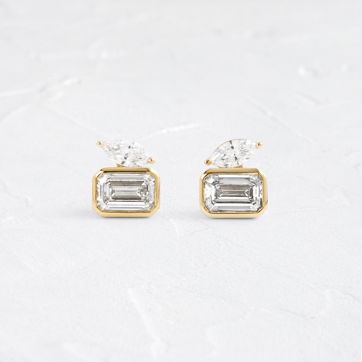 Solitaire- 1.0CT Oval Lab Grown Diamond Earrings