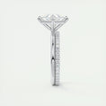 Load image into Gallery viewer, 2.0 CT Princess Cut Lab Grown Diamond East West Solitaire Engagement Ring
