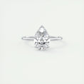 Load image into Gallery viewer, 2.0 CT Pear-Shaped Lab Grown Diamond Solitaire Engagement Ring
