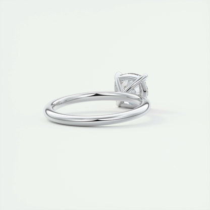 2 CT Cushion Hidden Halo CVD F/VS1 Diamond Engagement Ring 3