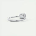 Load image into Gallery viewer, 2.0 CT Emerald Lab Grown Diamond East West Solitaire Engagement Ring 5
