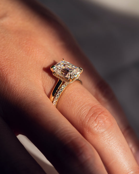 0.72 CT Round Cut Lab Grown Diamond Full Eternity Wedding Band