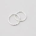 Load image into Gallery viewer, Elegant Silver Round Hoop Earrings
