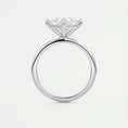 Load image into Gallery viewer, 2.0 CT Princess Cut Lab Grown Diamond East West Solitaire Engagement Ring
