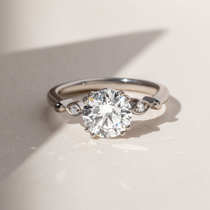 Solitaire-Oval Lab Grown Diamond Engagement Ring