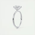 Load image into Gallery viewer, 2.0 CT Oval Lab Grown Diamond  Solitaire East West Engagement Ring
