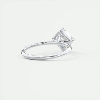2 CT Asscher Solitaire CVD F/VS1 Diamond Engagement Ring 3