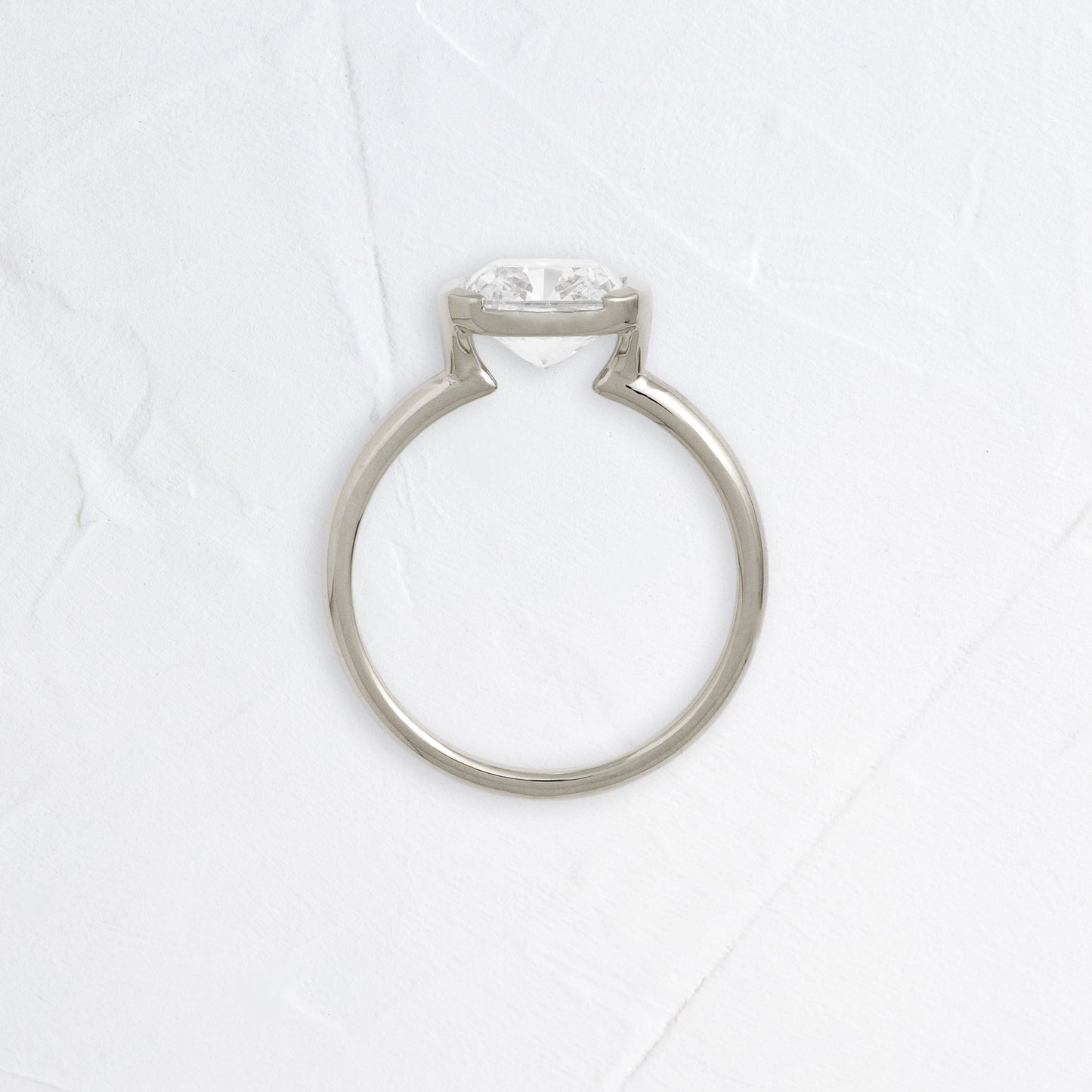 Solitaire-Oval Lab Grown Diamond Engagement Ring