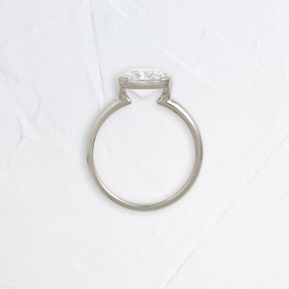 Solitaire-Oval Lab Grown Diamond Engagement Ring