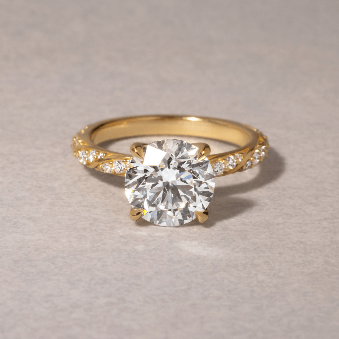 Solitaire-Oval Lab Grown Diamond Engagement Ring