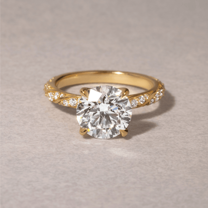 Solitaire-Oval Lab Grown Diamond Engagement Ring