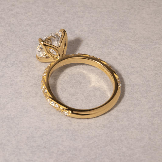 Solitaire-Oval Lab Grown Diamond Engagement Ring