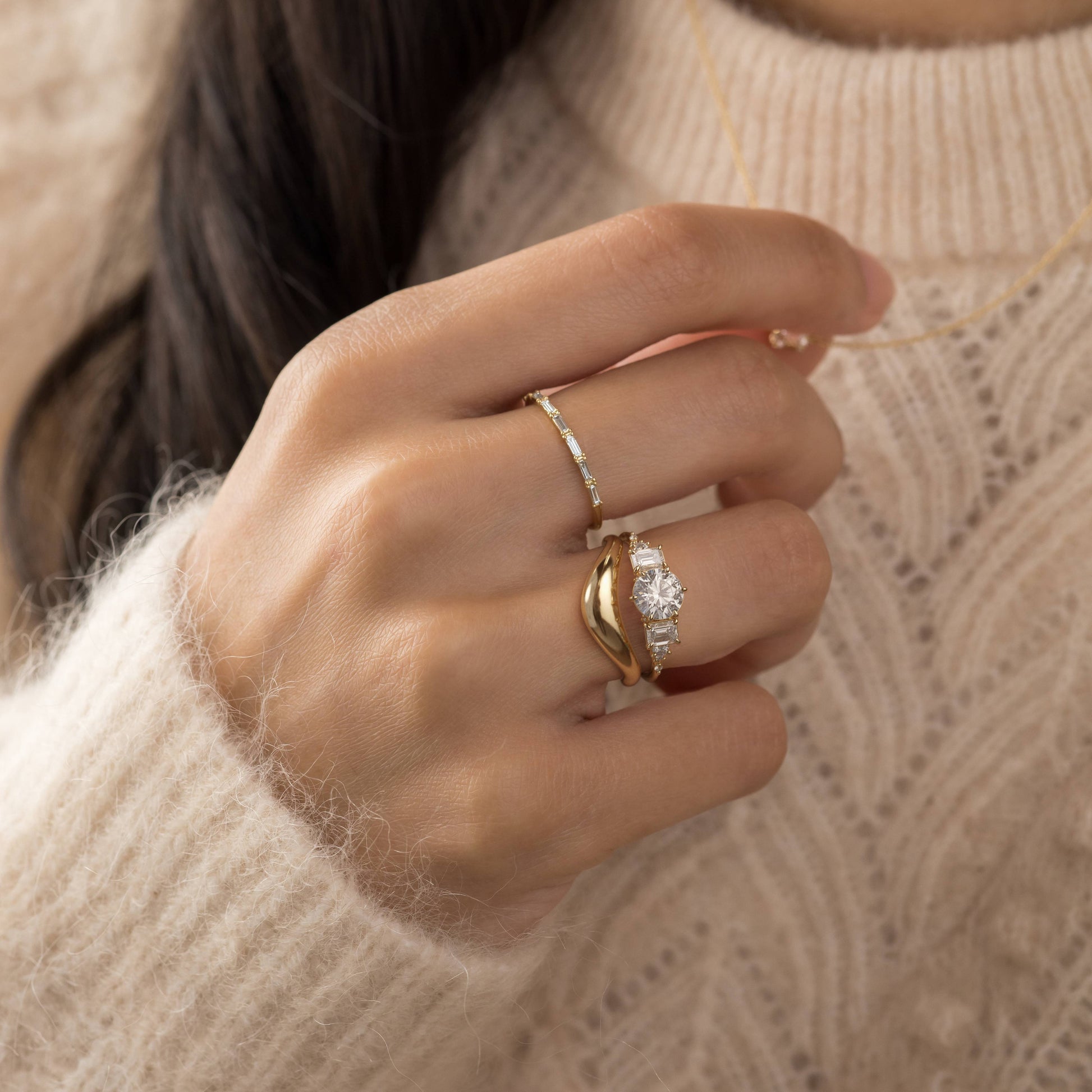 Solitaire-Oval Lab Grown Diamond Engagement Ring
