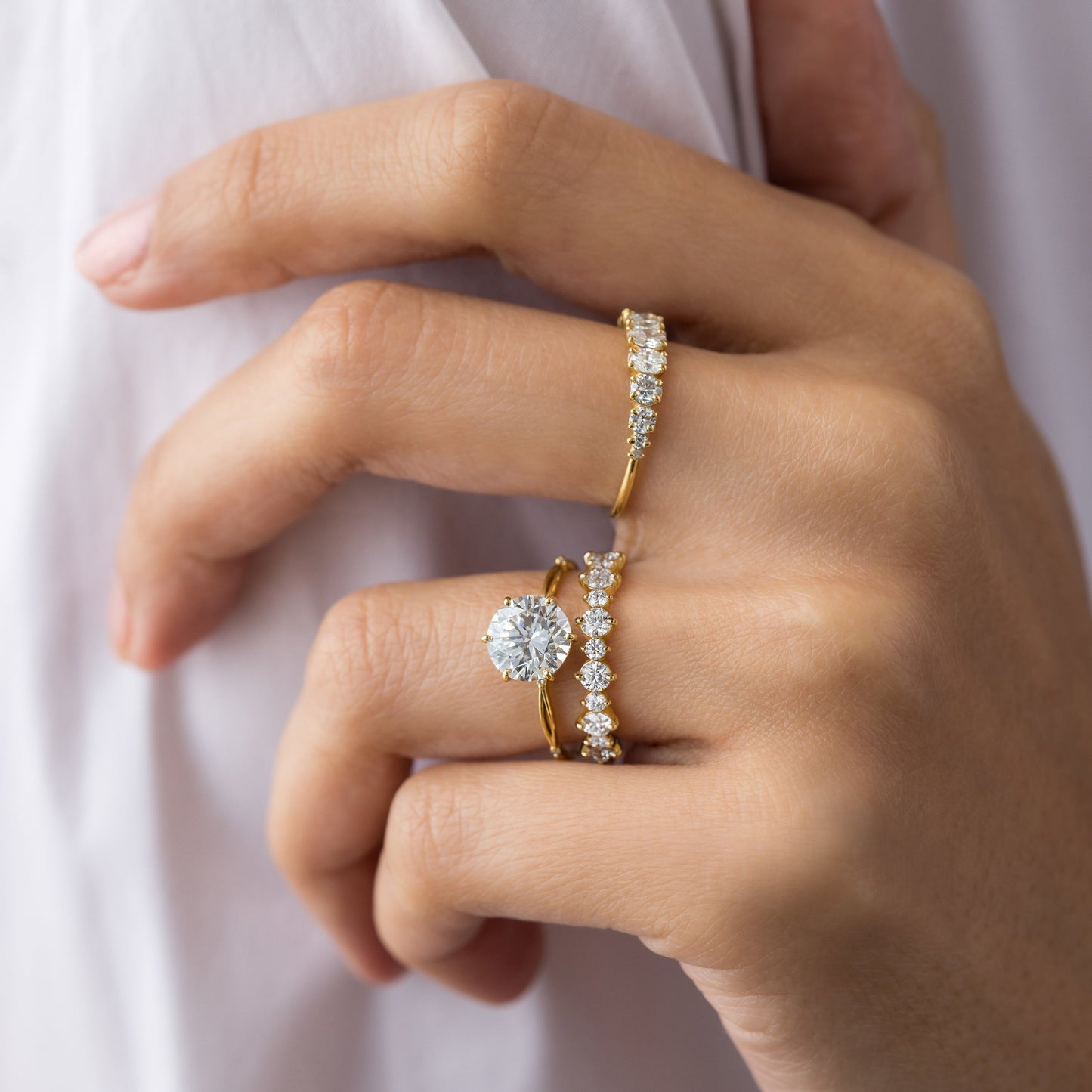 Eternity- 0.50 CT Round Lab Grown Diamond Wedding Band