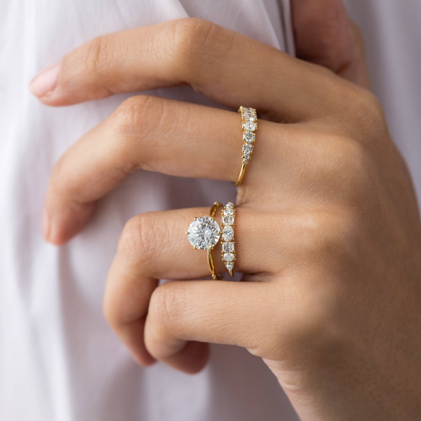 Eternity- 0.50 CT Round Lab Grown Diamond Wedding Band