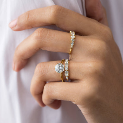 Eternity- 0.50 CT Round Lab Grown Diamond Wedding Band