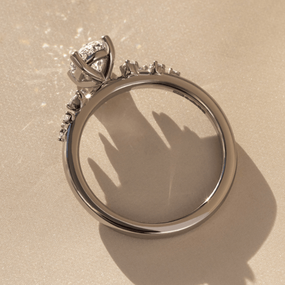 Solitaire-Oval Lab Grown Diamond Engagement Ring