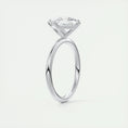 Load image into Gallery viewer, 2.0 CT Princess Cut Lab Grown Diamond East West Solitaire Engagement Ring
