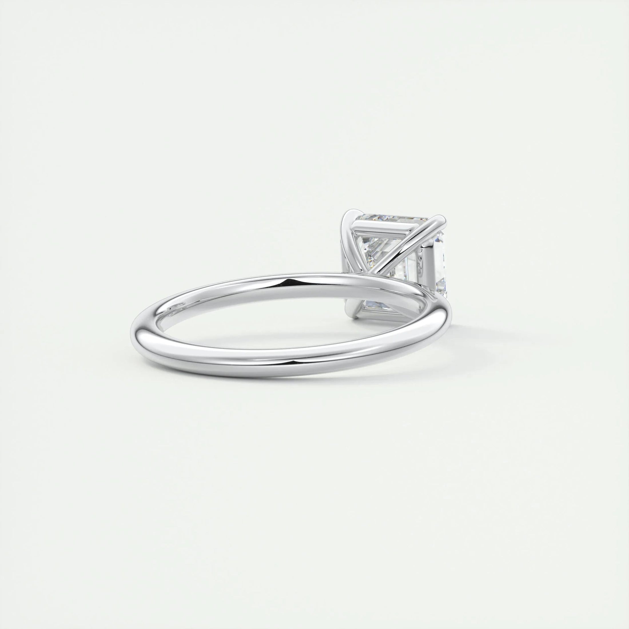 Radiant 2.0 CT Asscher-Cut Lab-Grown Diamond Solitaire Ring