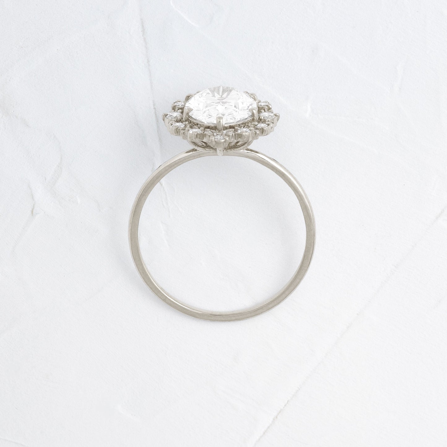 Solitaire-Oval Lab Grown Diamond Engagement Ring