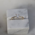 Load image into Gallery viewer, Radiant Elegance: 0.71 CT Lab-Grown Diamond Solitaire Engagement Ring
