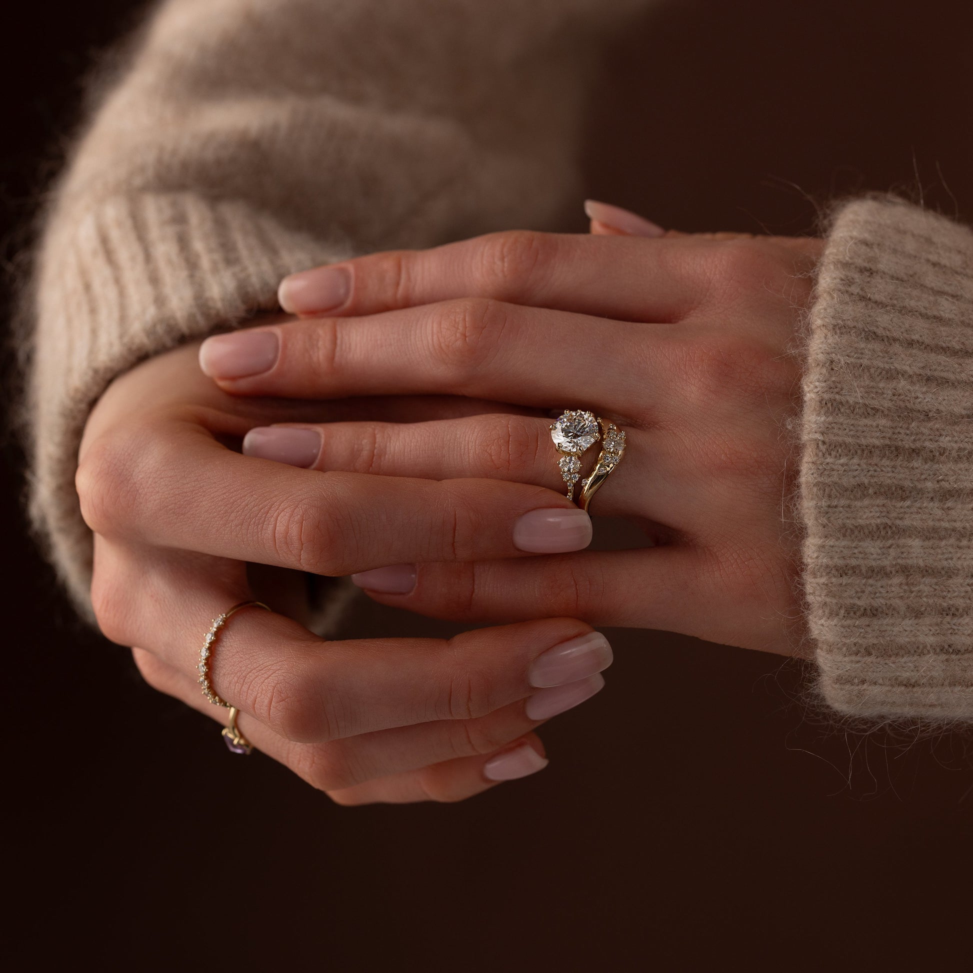 Solitaire-Oval Lab Grown Diamond Engagement Ring