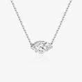 Load image into Gallery viewer, 1.0 CT Marquise Lab-Grown Diamond Solitaire Necklace in Gold
