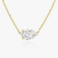 Load image into Gallery viewer, Radiant 1.0 CT Pear-Shaped Lab-Grown Diamond Solitaire Necklace
