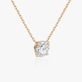 Load image into Gallery viewer, Radiant Elegance: 1.0 CT Round Lab-Grown Diamond Solitaire Necklace
