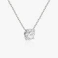 Load image into Gallery viewer, Radiant Elegance: 1.0 CT Round Lab-Grown Diamond Solitaire Necklace
