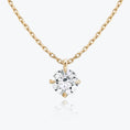 Load image into Gallery viewer, 1.0 CT Round Cut Lab-Grown Diamond Solitaire Necklace
