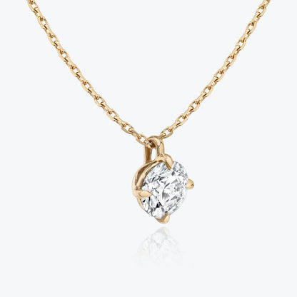 1.0 CT Round Cut Lab-Grown Diamond Solitaire Necklace 8