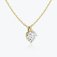 Load image into Gallery viewer, 1.0 CT Round Cut Lab-Grown Diamond Solitaire Necklace
