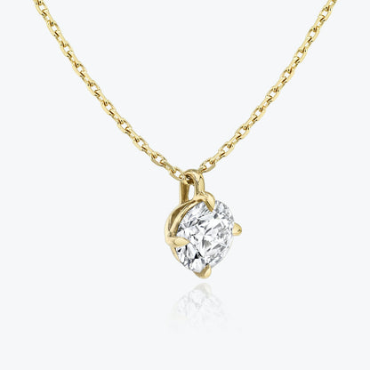 1.0 CT Round Cut Lab-Grown Diamond Solitaire Necklace 5