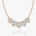 Load image into Gallery viewer, 3.50 TCW Round Lab-Grown Diamond Five Stone Necklace
