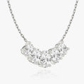 Load image into Gallery viewer, 3.50 TCW Oval Lab-Grown Diamond Five Stone Necklace
