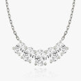 Load image into Gallery viewer, 3.50 TCW Oval Lab-Grown Diamond Five Stone Necklace
